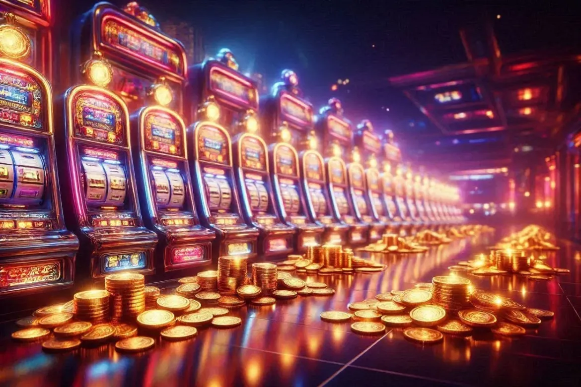 Narnia Slots Casino — Spielhalle mit Automaten und Goldmünzen